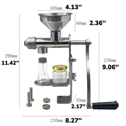 Manual oil press - press,