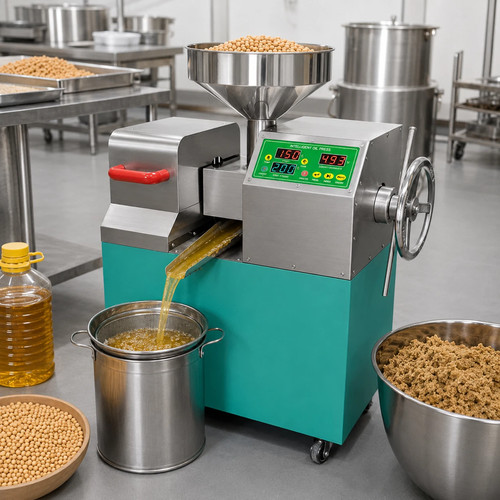 Commercial oil press extractor - press,
