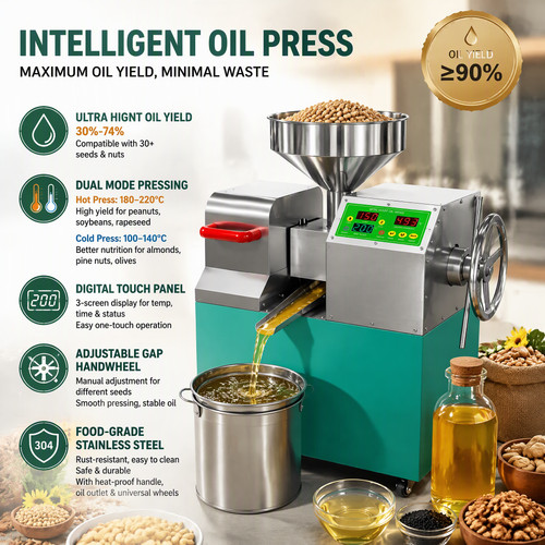 Commercial oil press - oil, extractor